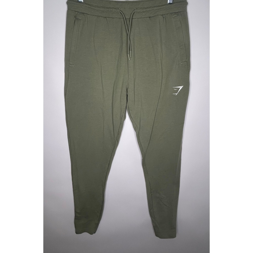 Gymshark Crest Joggers Men Medium Green Excellent